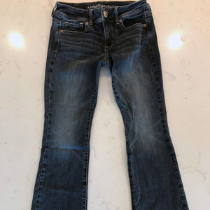 American Eagle Kick Boot Jeans, 0 short